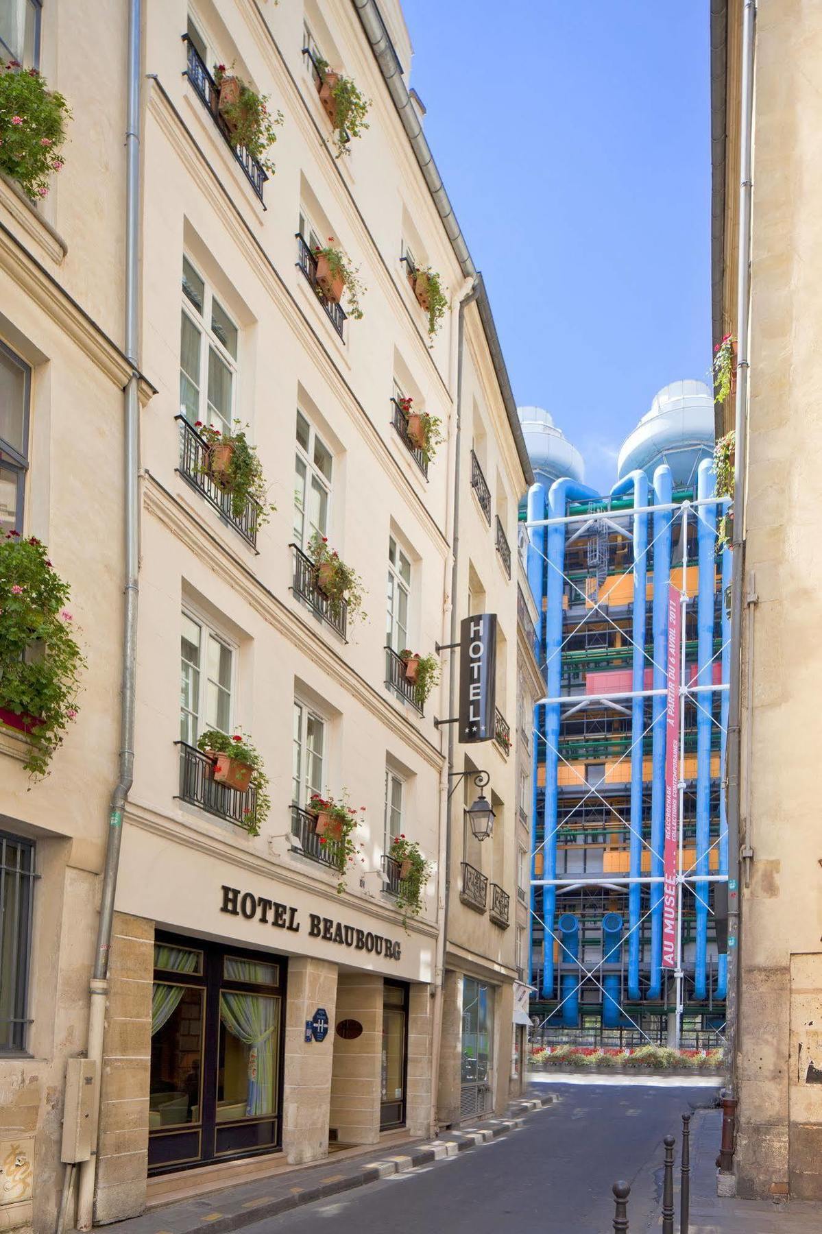 Hotel Beaubourg Paris Exterior foto